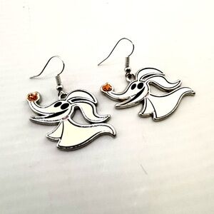 Disney Nightmare Before Christmas Zero Earrings Ghost Dog Halloween